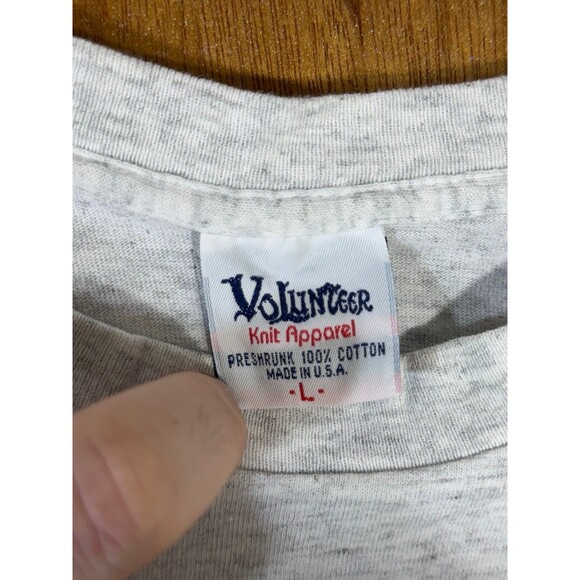 Vintage American Flag Sunflower Shirt Volunteer Large L USA - Picture 5 of 9